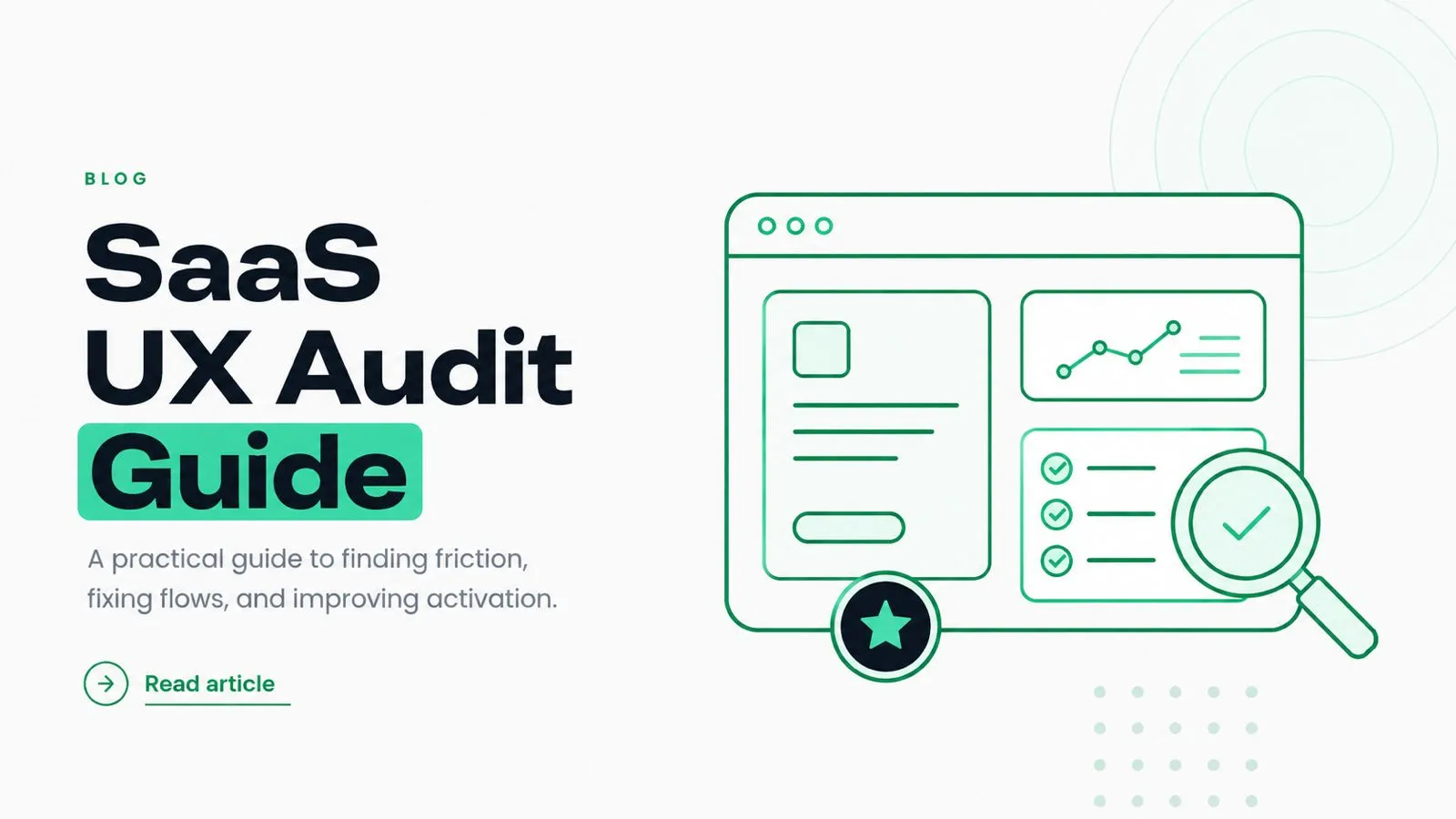 SaaS UX Audit Featured Image